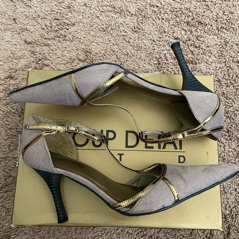 Coup D’etat Suede Heels